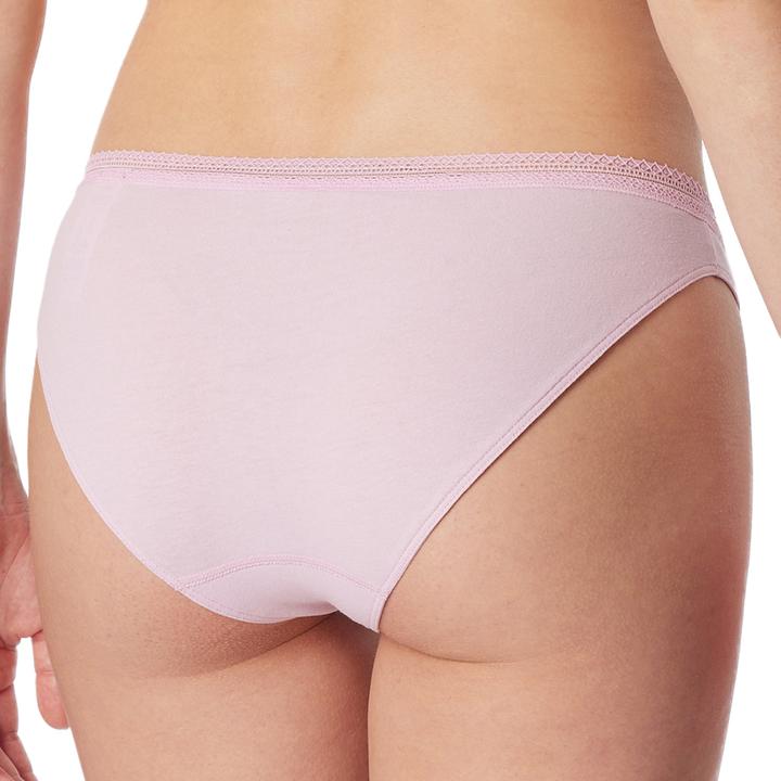 Actual product image Schiesser Pack of 4 Cotton Lace Rio Briefs (48, 4XL, pack of 4)