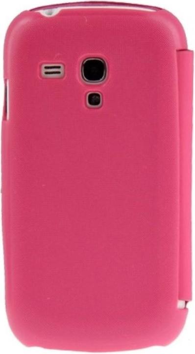 Produktbild König Design Handyhülle Tasche für Samsung Galaxy S3 mini i8190 / i8195 / i8200 pink gebürstet (Samsung Galaxy S3 Mini)