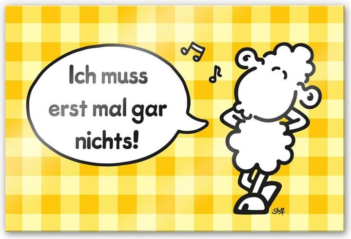 Produktbild Sheepworld Worthelden Erst mal gar nichts (70 x 100 cm)