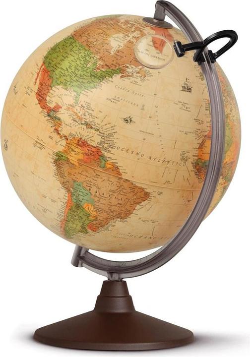 Tecnodidattica Nova Rico - Mappamondo 25 cm Luminoso Stile Antico Marco Polo (25 cm)