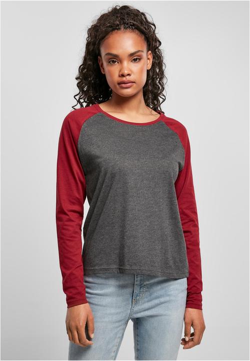 Immagine prodotto Urban Classics Donna Raglan a maniche lunghe a contrasto (L)