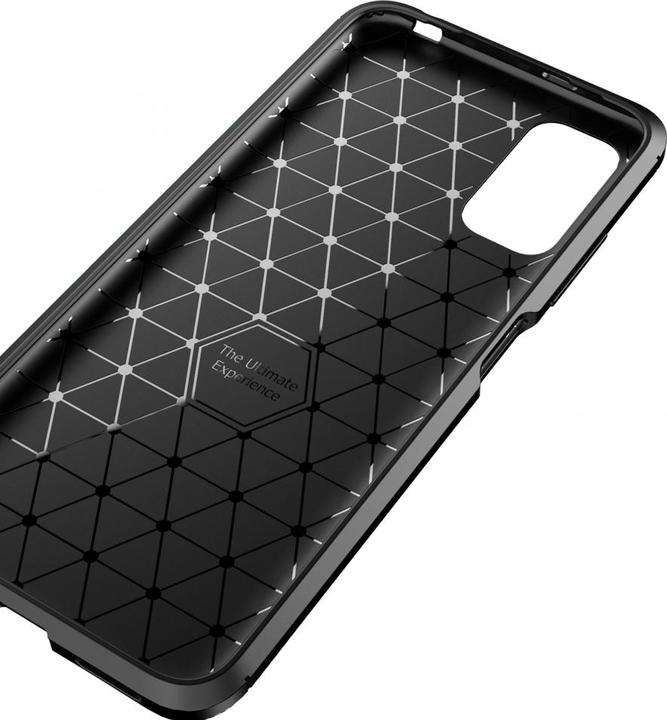 Actual product image Screenguard Xiaomi Redmi Note 10 5G Hull Carbon Design TPU Case (Xiaomi Redmi Note 10 5G)