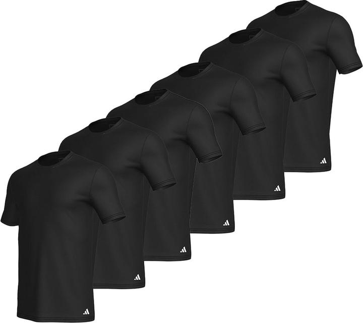 adidas 6er Pack Active Core Cotton Unterhemd / Shirt Kurzarm (XXL)