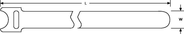 Actual product image HellermannTyton Quick cable tie 5000x12,5 text. black. (Plastic cable ties, 5000 mm, 1 pcs.)