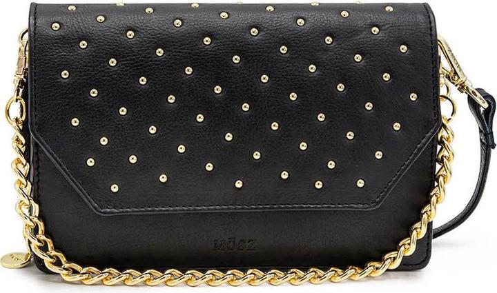 Actual product image Mosz Mos Kris Bag Telefoontasje Studs Black Shiny Light Gold