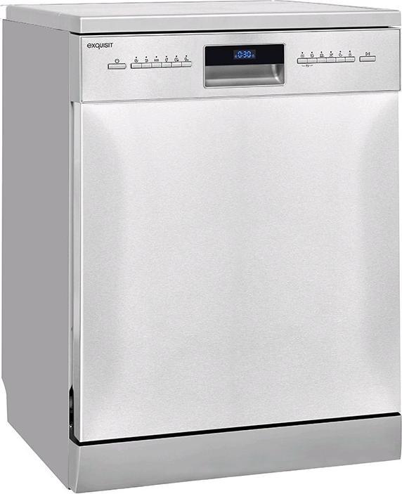 Actual product image Exquisit GSP9614030B inox freestanding dishwasher 60 cmB