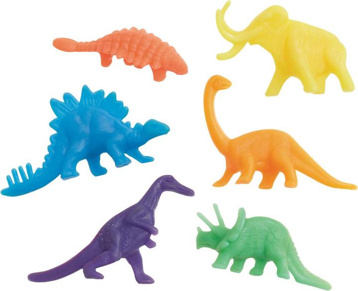 Actual product image Unique Plastic dinosaurs (12 pieces)