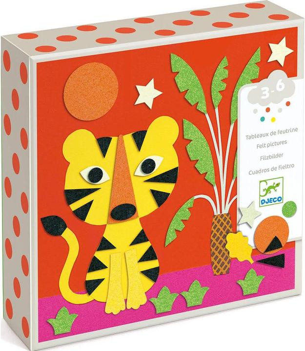 Actual product image Djeco Felt pictures Sweet Nature