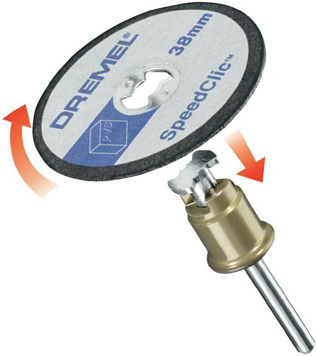 Actual product image Dremel EZ SpeedClic plastic cutting discs Ø 38.0 mm (5 pieces)