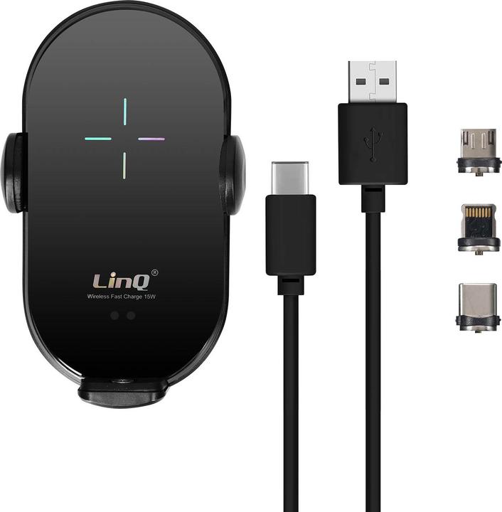 Immagine prodotto LinQ Caricatore QI da 15W, 3x connettori magnetici
