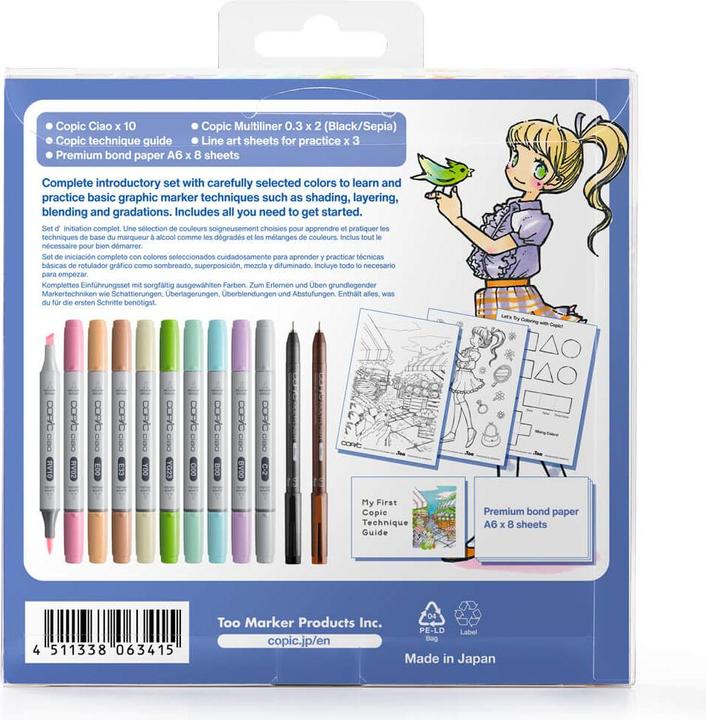 Actual product image Copic Marker ciao "My First Starter Set" (Multicoloured, 12 x)