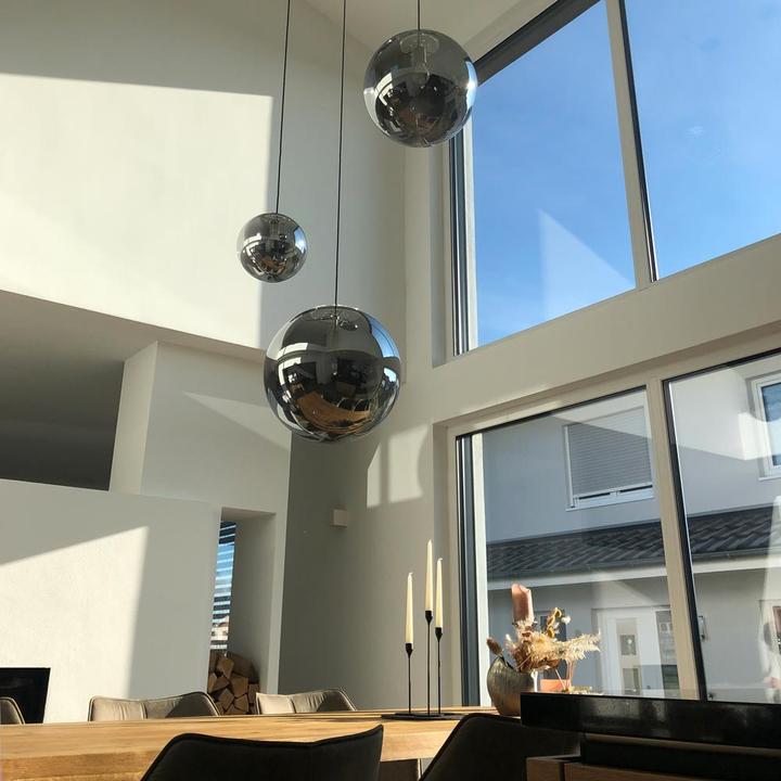 Image du produit s.luce Orb Boule de verre Lampe de galerie 5m de suspension (E27)