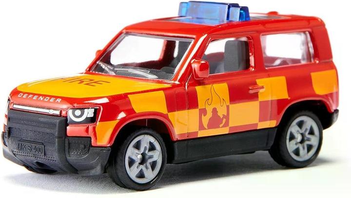 Actual product image Siku Land Rover Defender vigili del fuoco