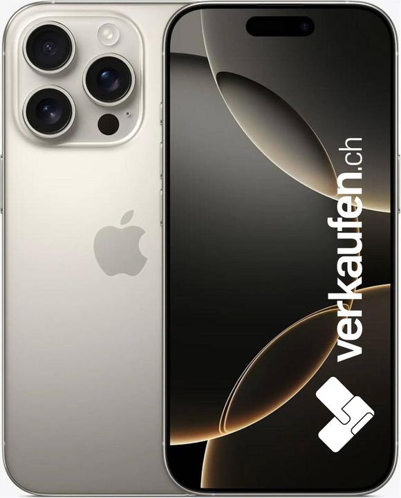 Produktbild verkaufen.ch iPhone 16 Pro (512 GB, Natural Titanium, 6.30", 48 Mpx, SIM + eSIM, A / Wie neu)