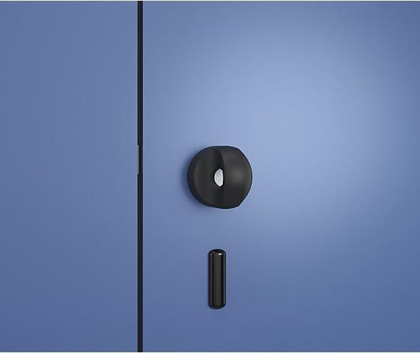 Produktbild C+P CP Spind Classic Plus lichtgrau, fernblau 080300-30-S10005, 6 Schliessfächer 90,0 x 50,0 x 185,0 cm (90 cm, 185 cm)