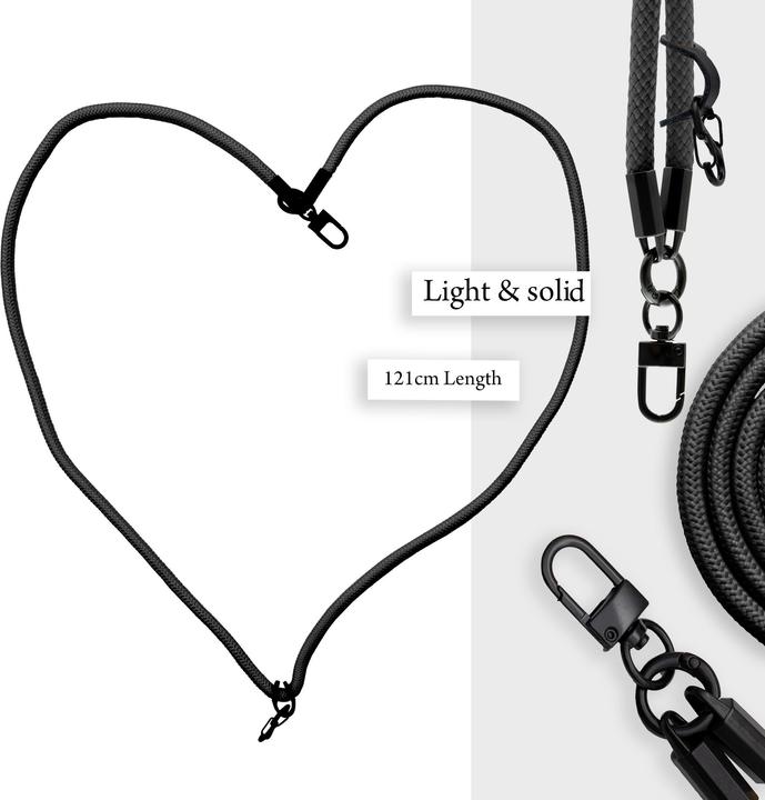 Actual product image Cadorabo Chain case for Huawei ASCEND G526 necklace cover adjustable
