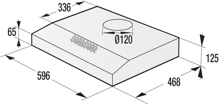 Produktbild Gorenje WHU 629 ES/S (Unterbauhaube)