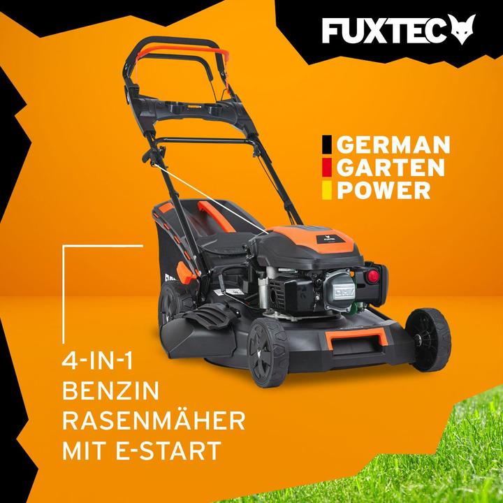 Produktbild Fuxtec Benzin Rasenmäher FX-RM5170eS mit e-Start-Funktion (Benzinbetrieb)