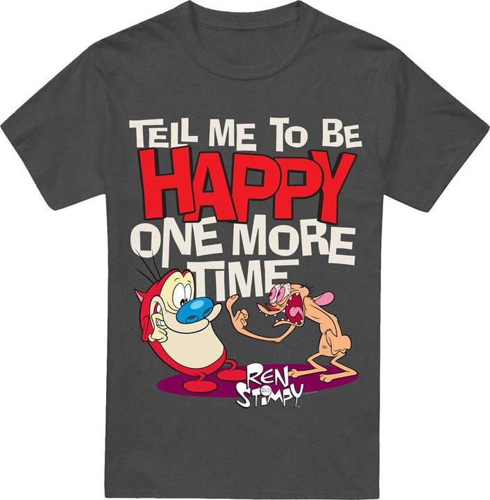 Produktbild Ren & Stimpy Tell Me To Be Happy TShirt (L)