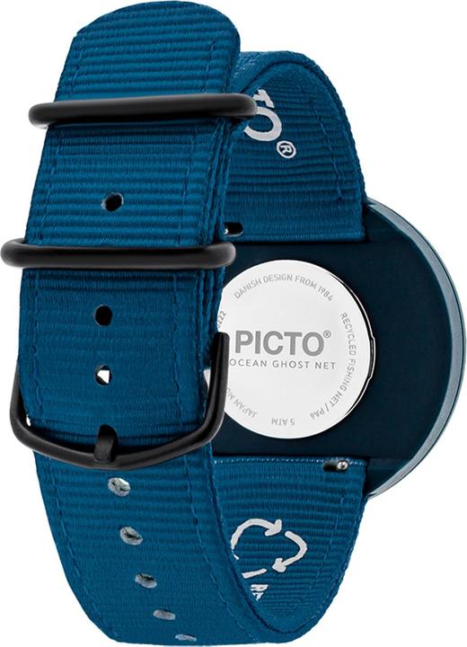 Immagine prodotto Picto R44013-R003 Orologio Unisex Ghost Nets Paradise Green 40mm 5ATM (Orologio da polso analogico, 40 mm)