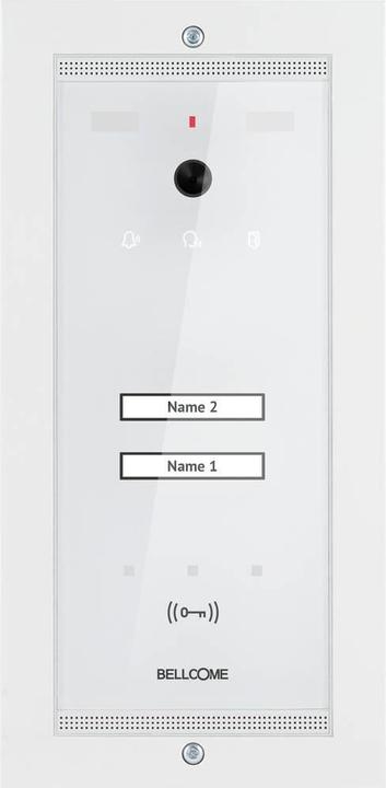 Produktbild Bellcome Advanced Video-Türsprechanlage Kabelgebunden Ausseneinheit 1 Stück Weiss (Kabelgebunden)