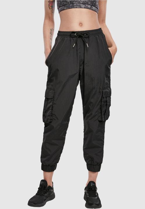 Produktbild Urban Classics Ladies High Waist Crinkle Nylon Cargo Pants (5XL)