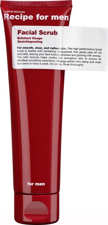 Recipe for men Face scrub (Exfoliation, 100 ml)
