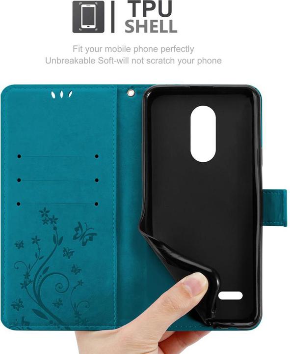 Image du produit Cadorabo Couverture du livre de fleurs (LG K8 2017)