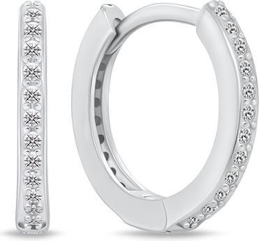 Produktbild Brilio Silver - Glittering silver rings earrings EA159W - Diameter: 2.2 cm