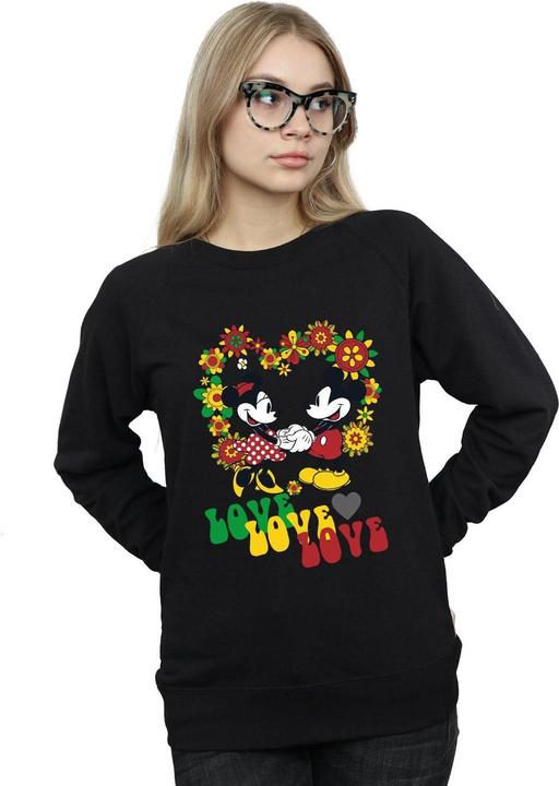 Produktbild Disney Mickey And Minnie Mouse Hippie Love Sweatshirt (L)