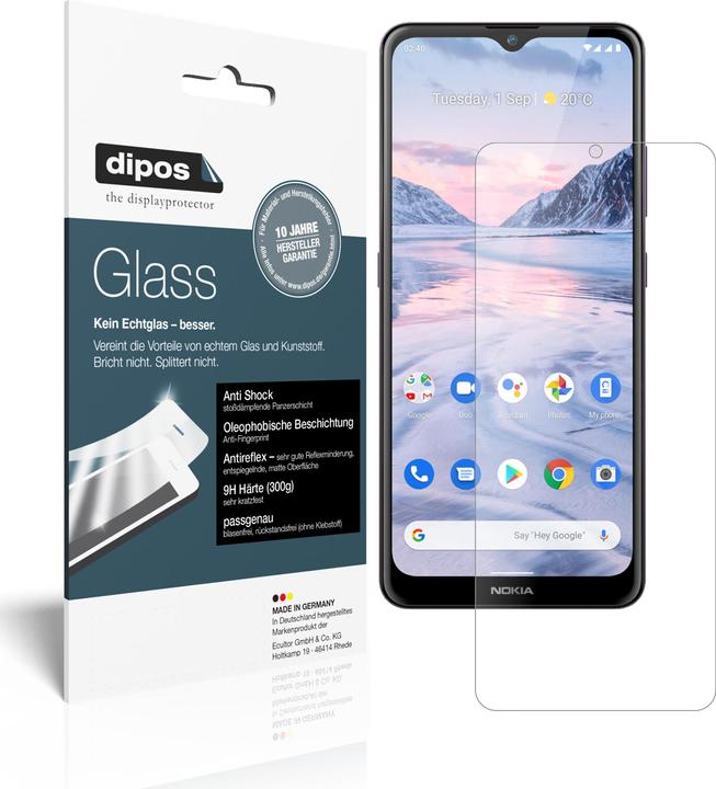 Immagine prodotto Dipos Pellicola Protettiva Anti-Shock (2 Pezzo/i, Nokia 2.4)