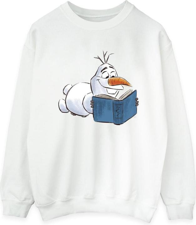Immagine prodotto Disney Frozen Olaf Reading Felpa Donna (L)