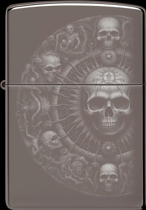 Actual product image Zippo Totenkopf Mandala