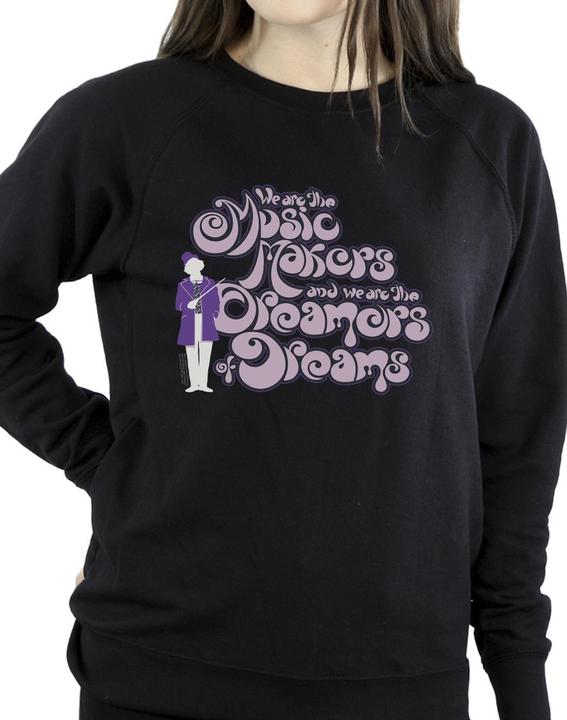 Immagine prodotto Willy Wonka & the Chocolate Factory Dreamers Text Felpa Donna (L)