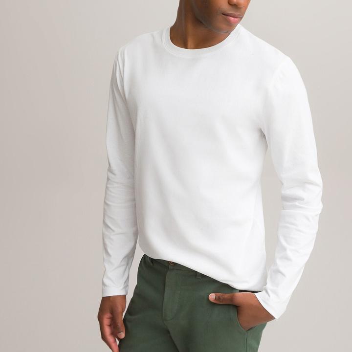Actual product image La Redoute Collections Shirt with round neckline (L)