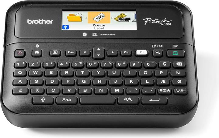 Produktbild Brother PT D610BTVP AZERTY LCD 180 DPI 24MM