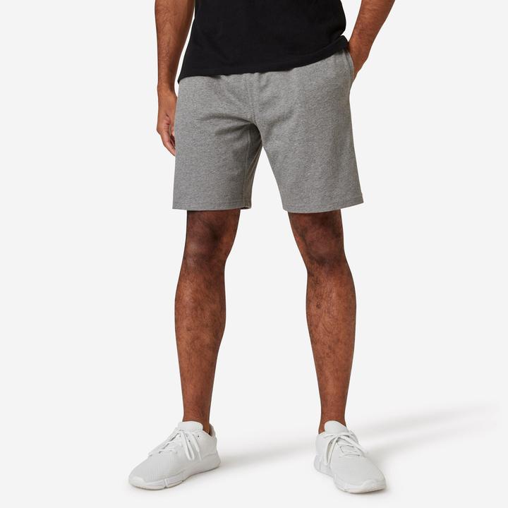 Actual product image Domyos Shorts Herren Baumwolle - grau (XL)