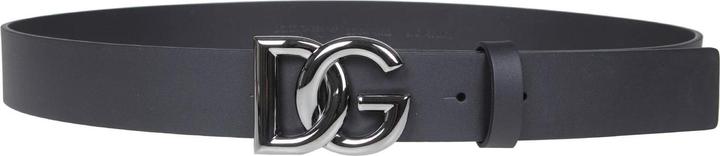 Actual product image Dolce & Gabbana calfskin belt with metal dg logo (100)