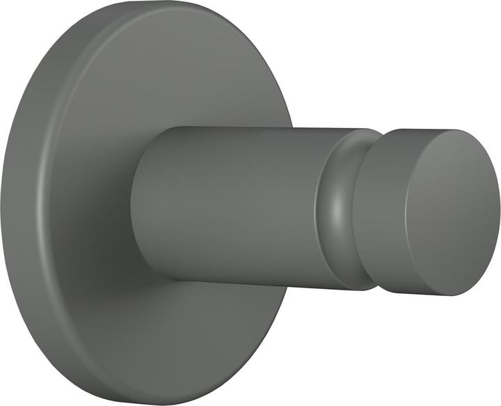 MOON GREY Towel hook incl. adhesive solution without drilling