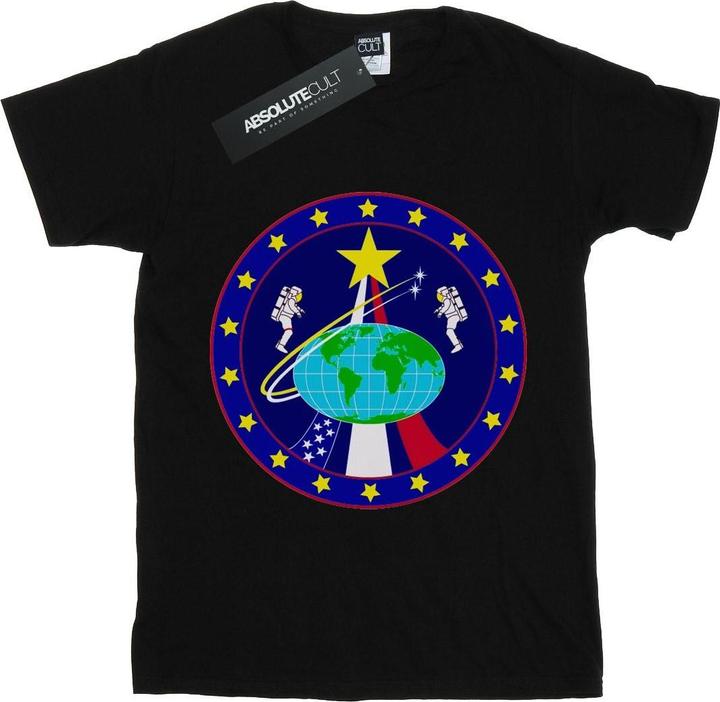Immagine prodotto Nasa Classic Globe Astronauts Maglietta Ragazze (140, 146)
