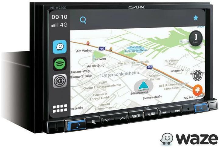 Actual product image Alpine INE-W720D (Android car, Apple Carplay)