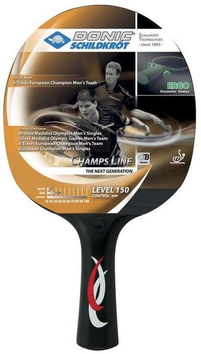 Produktbild Donic Schildkröt SCHILDKRÖT Tischtennisschläger "Champs Line 150 FSC" wertiger konkaver Holz, Einsteiger-Serie, 5-...