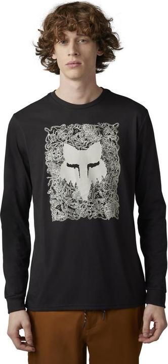 Produktbild Fox Tee 23 Auxlry Ls Tech Blk M (M)