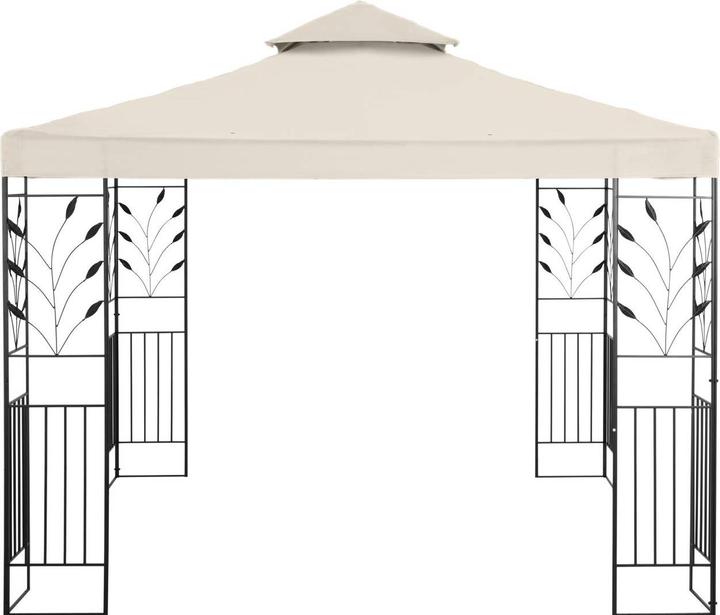 Immagine prodotto Uniprodo Gazebo da giardino in metallo - 3 x 3 m - 180 g/m² - beige (300 cm, 300 cm)