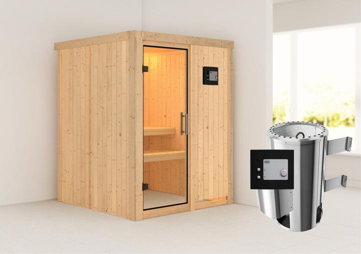 Immagine prodotto Karibu Minja senza bordo del tetto (Comando esterno Plug & Play da 3,6 KW)