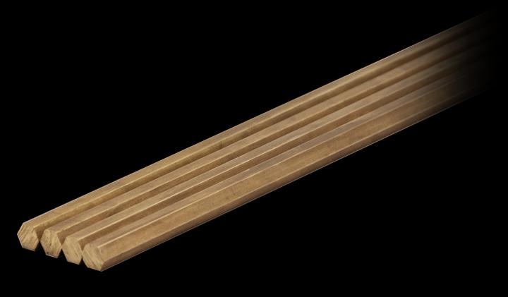 Produktbild Brütsch-Rüegger Metals Sechskantprofil Messing, 6.00 mm (4 x 1.5 m)