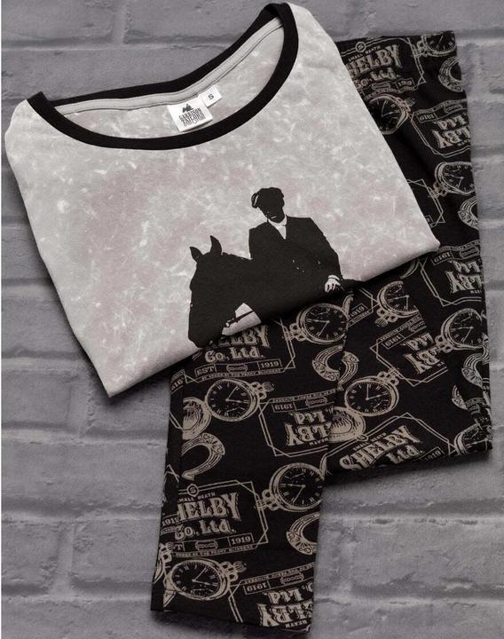 Actual product image Peaky Blinders Womens/Ladies Long Pyjama Set (M)