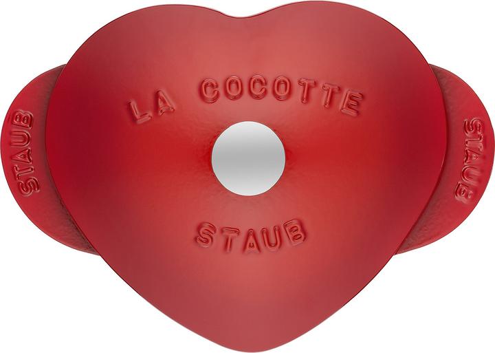 Immagine prodotto Staub Roaster HEART rosso ciliegia (20 cm, Pirofila + casseruola, Ghisa)