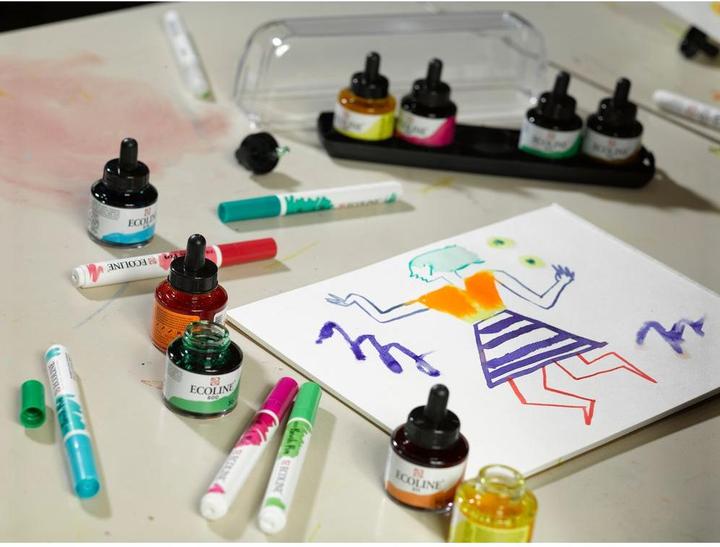 Produktbild Talens Deckfarbe Ecoline 30ml (Pastel Blau, 30 ml)