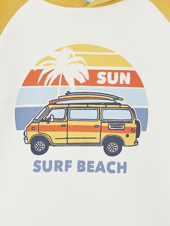 Produktbild Vertbaudet Jungen Kapuzensweatshirt mit Surfer-Print (86)